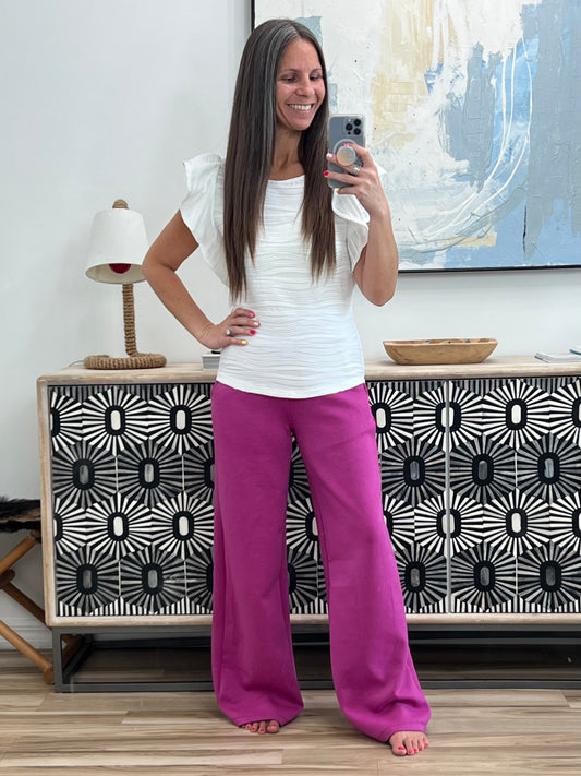 Highest Praise Ruffle Sleeve Blouse