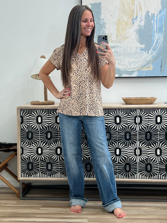 No Doubt In Mind V-Neck Blouse