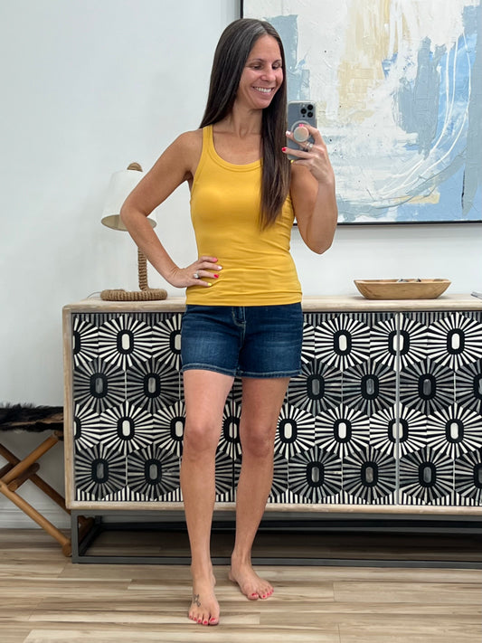 Round Neck Tank with Bra