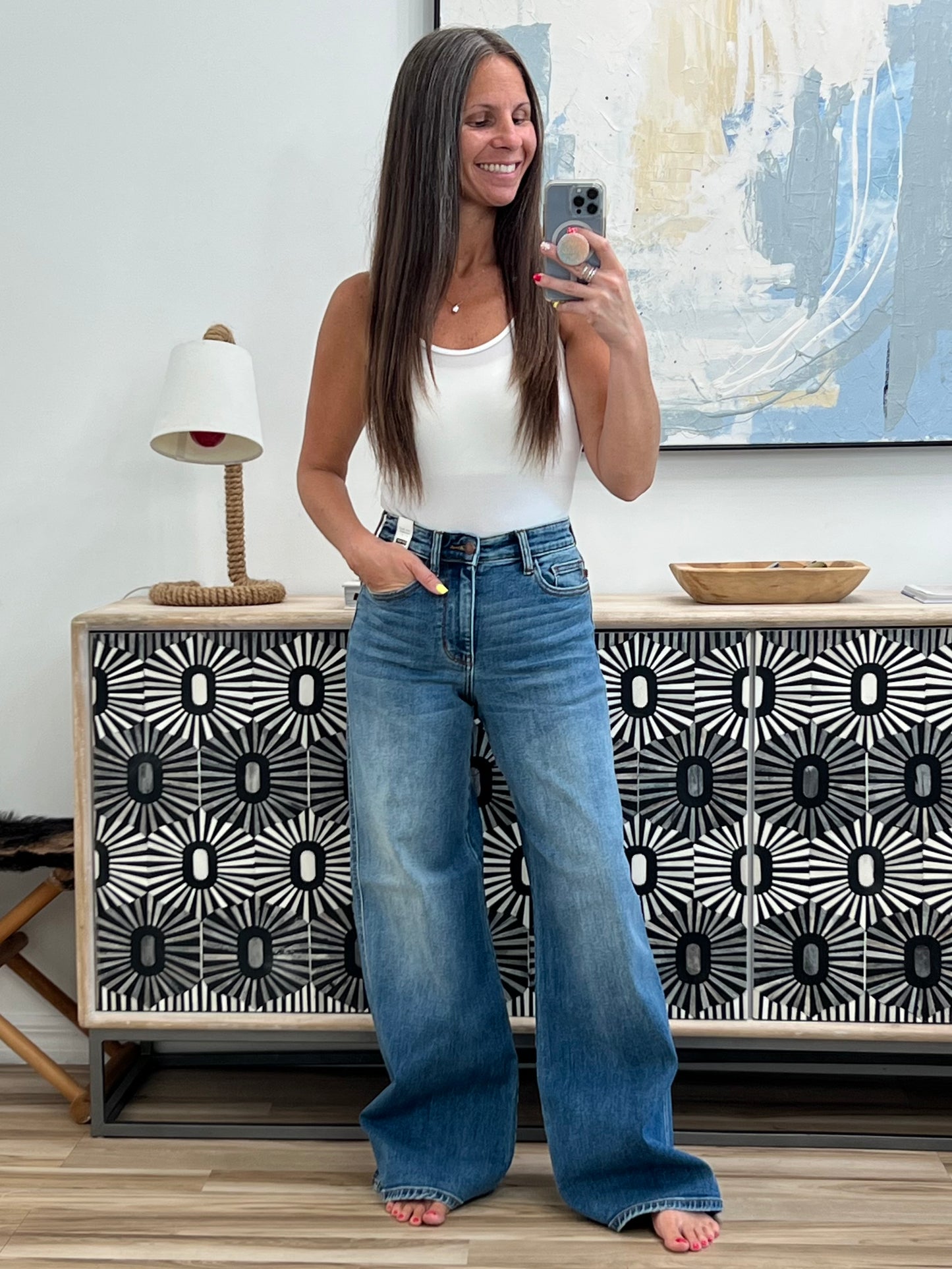 Shayla High Waist Retro Wide