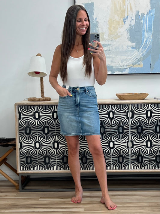 Haley High Rise Control Top Skirt
