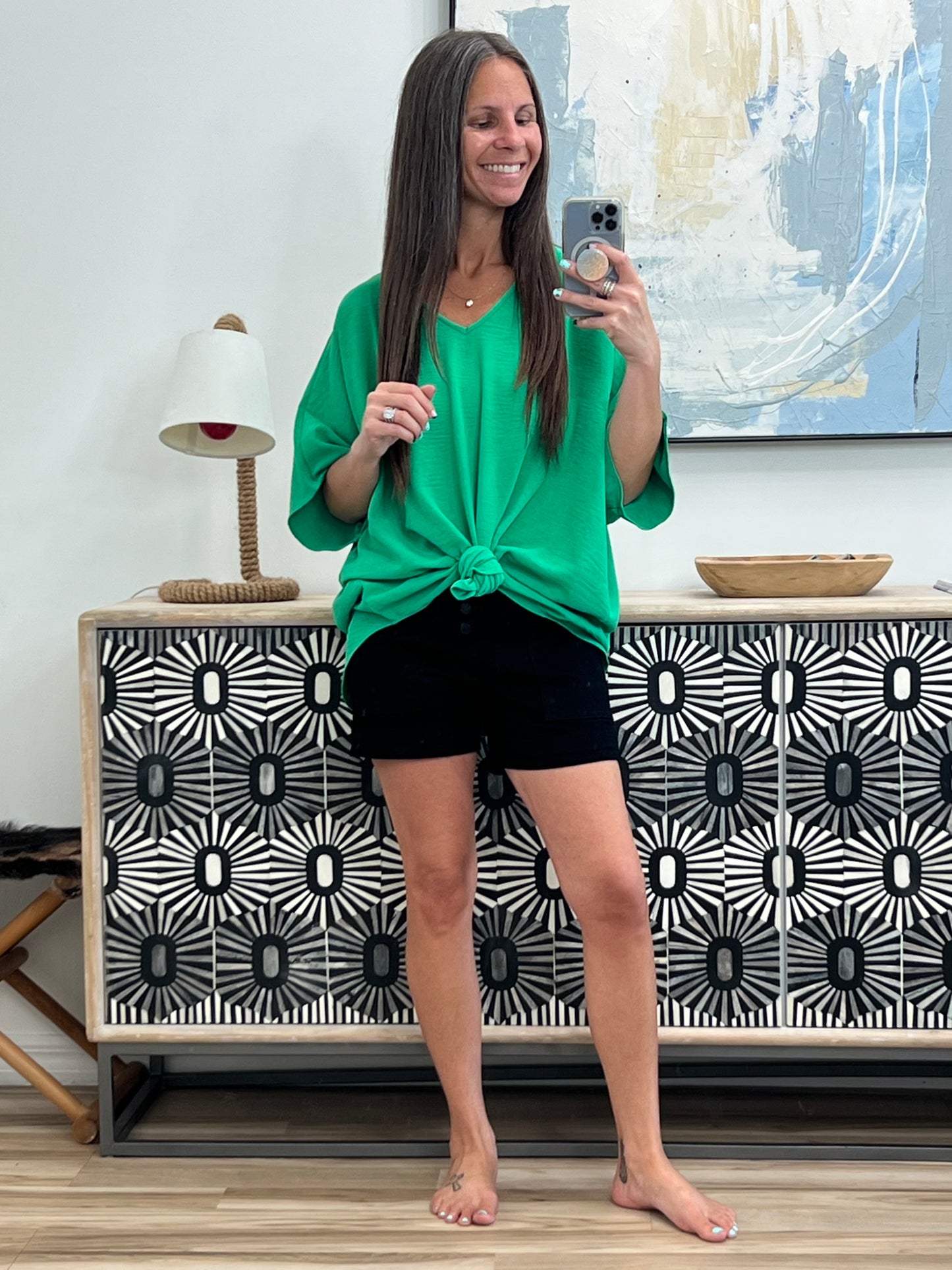 Set the Expectation V-Neck Top