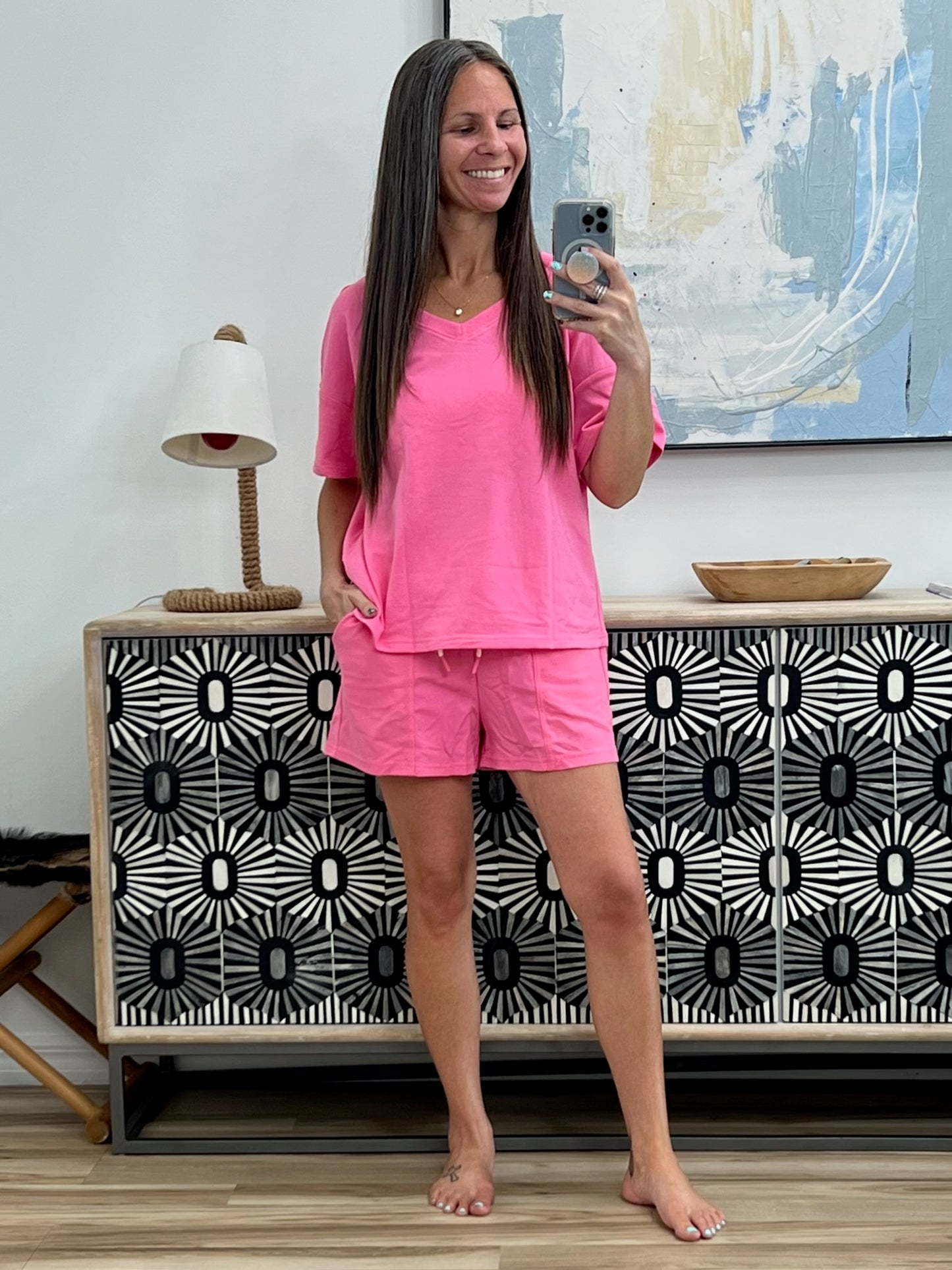 Fix of all Fixes Top and Bottom Set in Pink