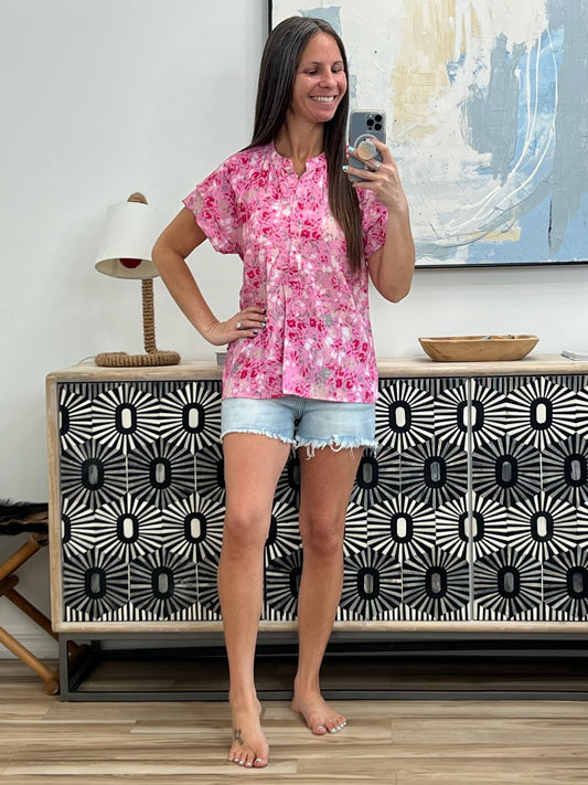 Need My Love Floral Blouse