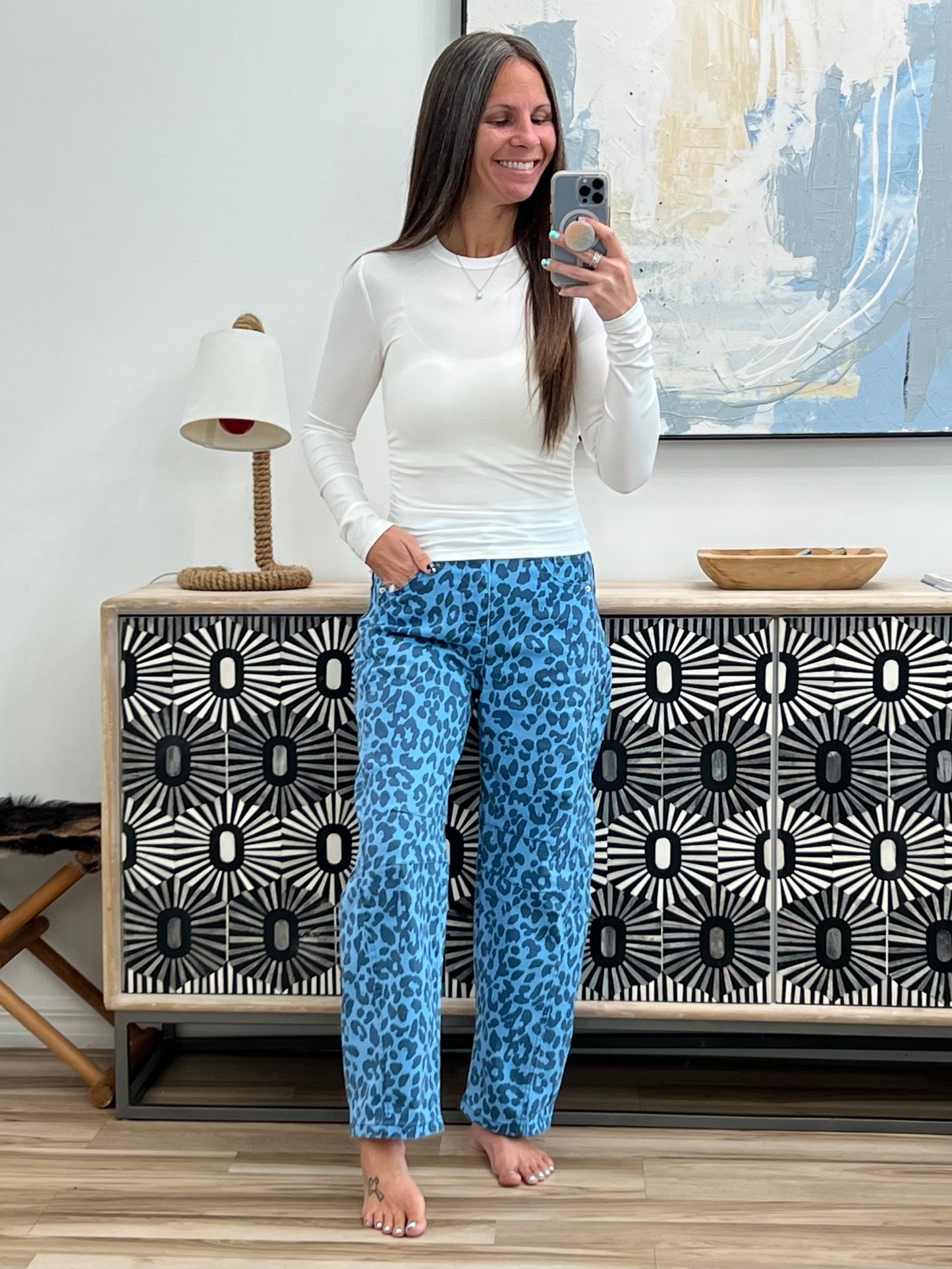 Slim Fit Ruched Long Sleeve T-Shirt