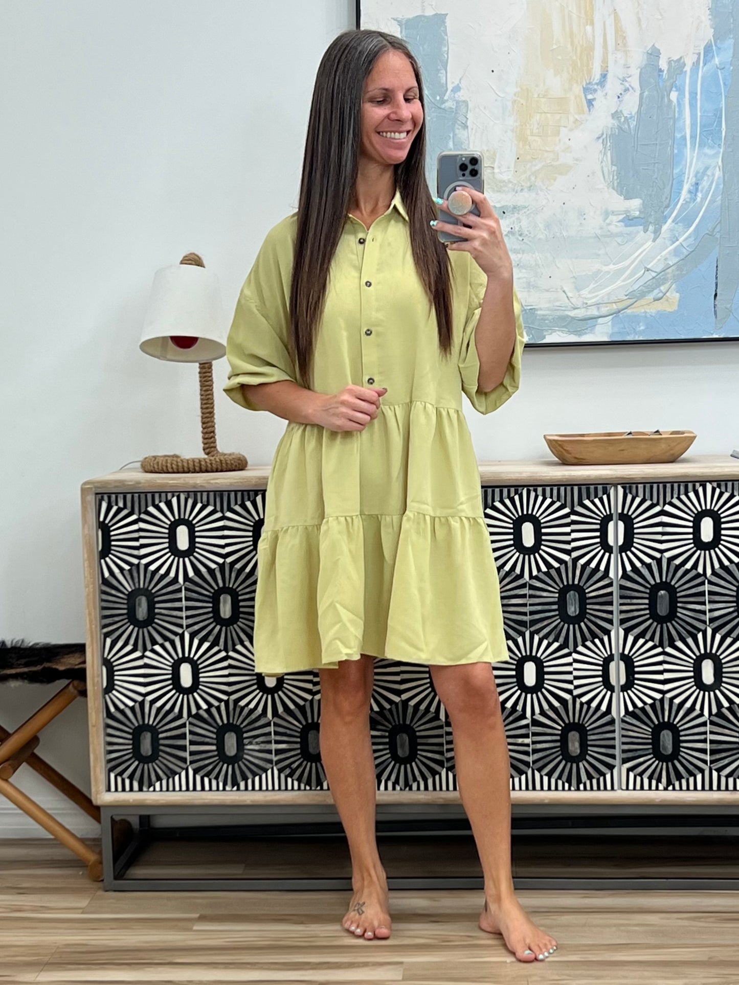 Just Like Honey Tiered Dress