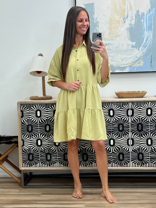 Just Like Honey Tiered Dress