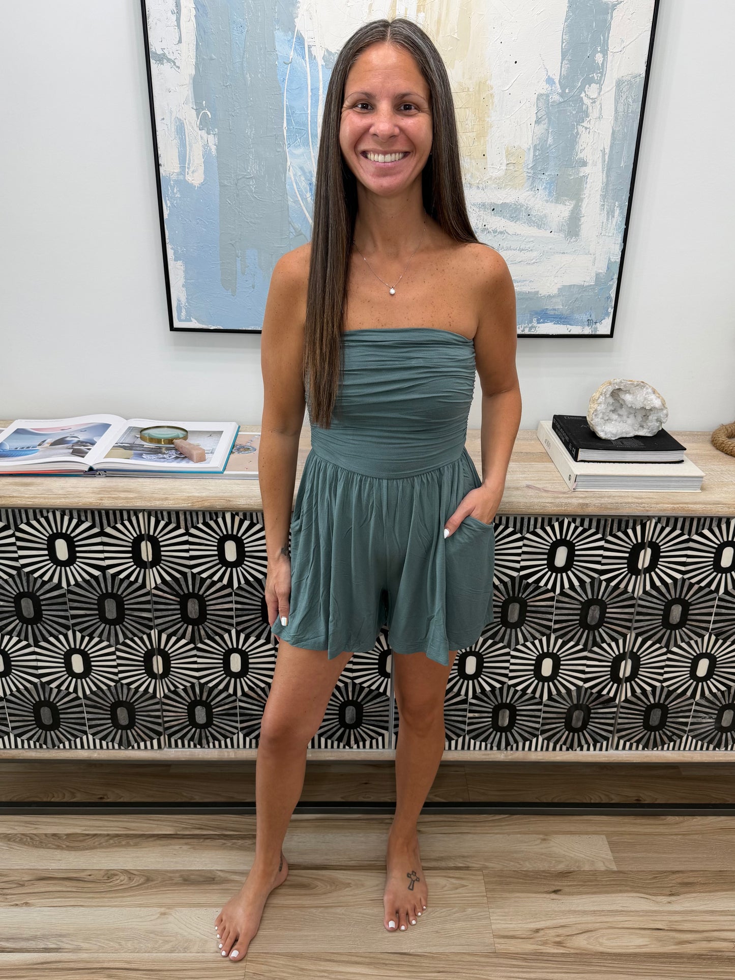 *Tube Top Romper