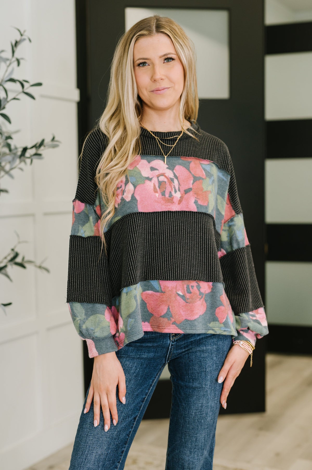 In the Spotlight Contrast Pullover