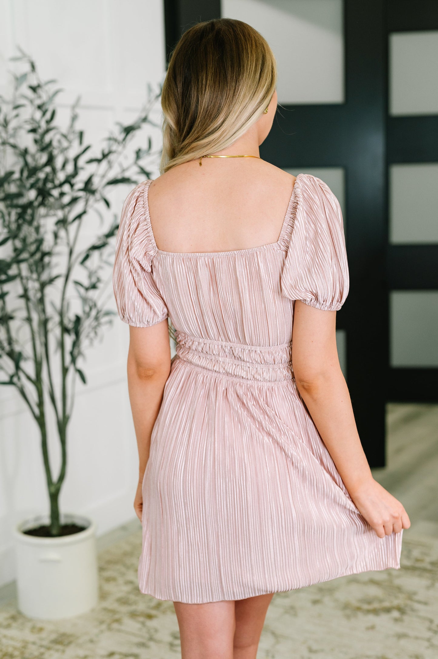 It's For the Aesthetic Balloon Sleeve Dress