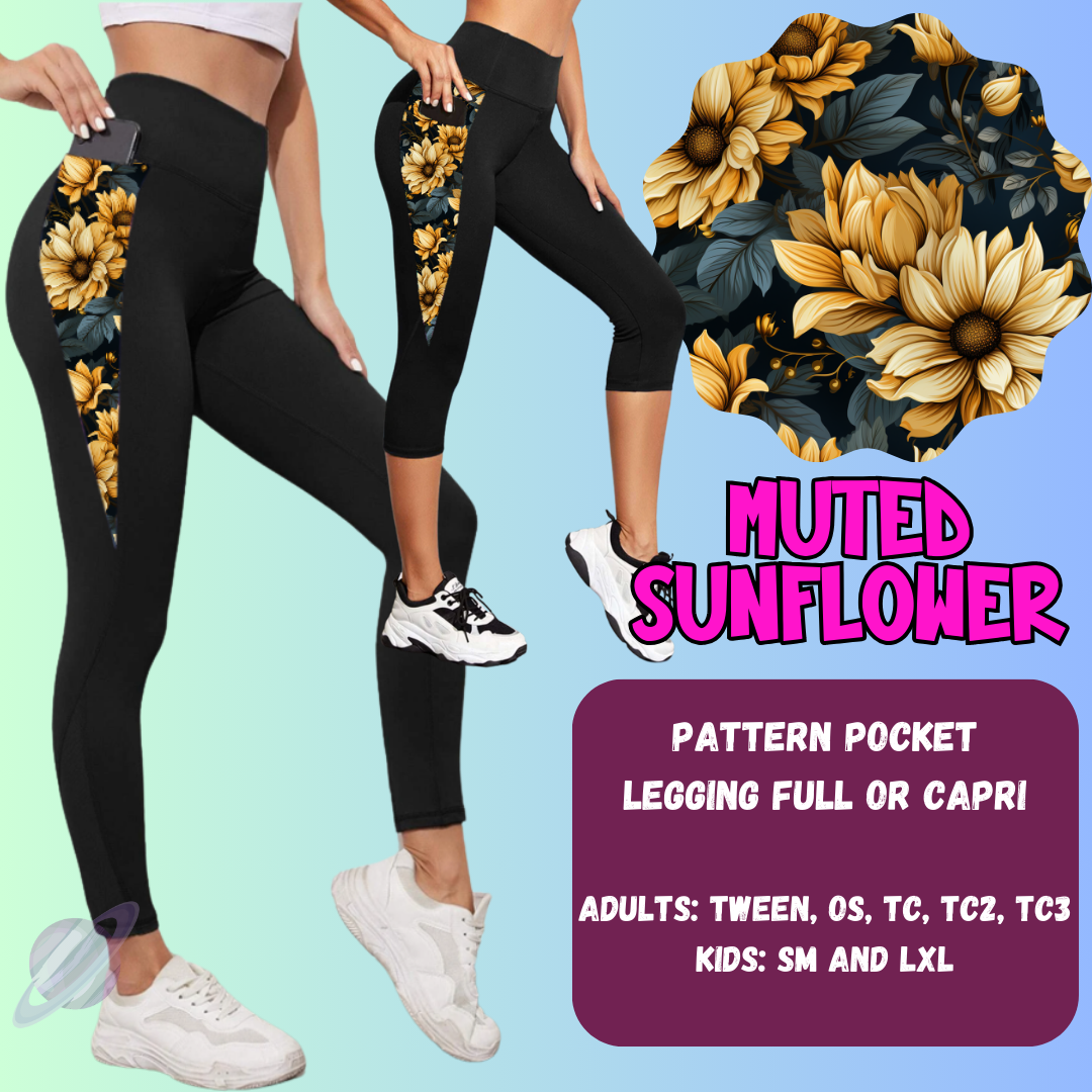 Muted Sunflower Tops & Bottoms *Pre-Order*