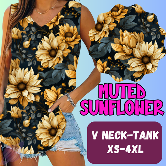 Muted Sunflower Tops & Bottoms *Pre-Order*