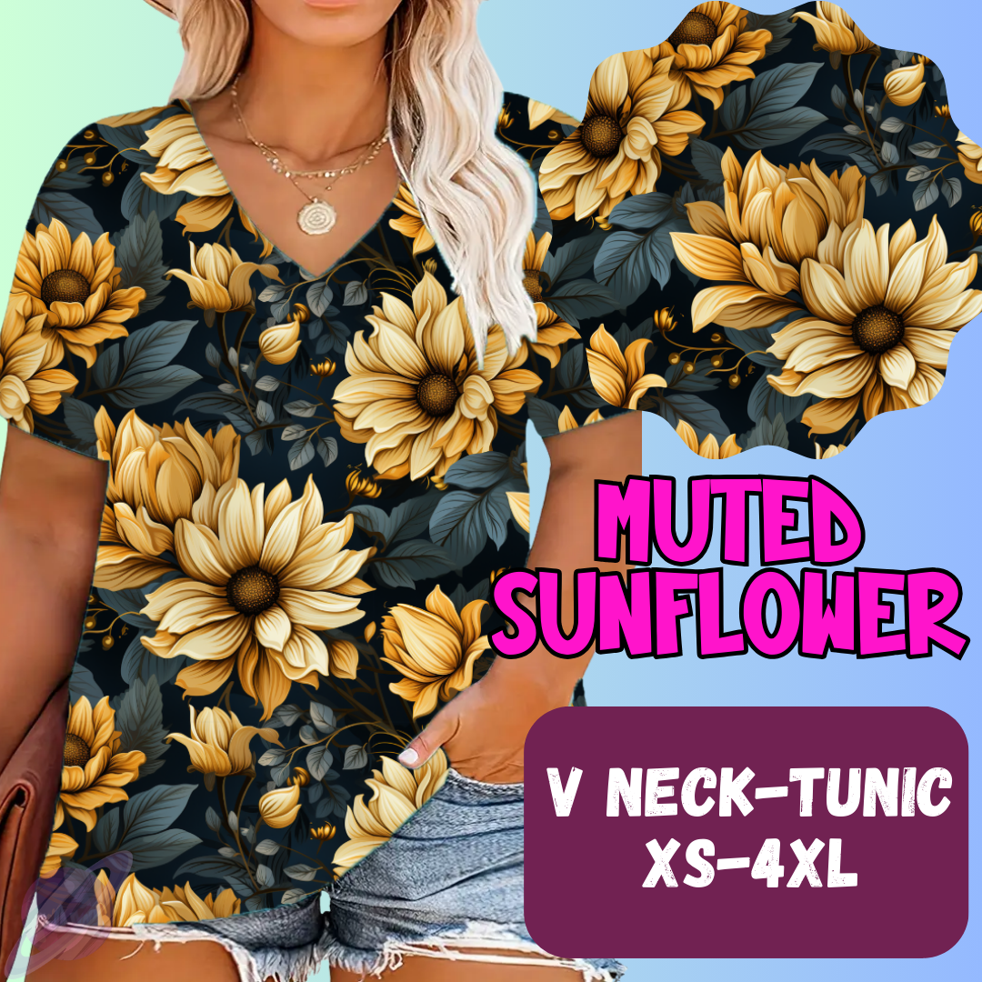 Muted Sunflower Tops & Bottoms *Pre-Order*
