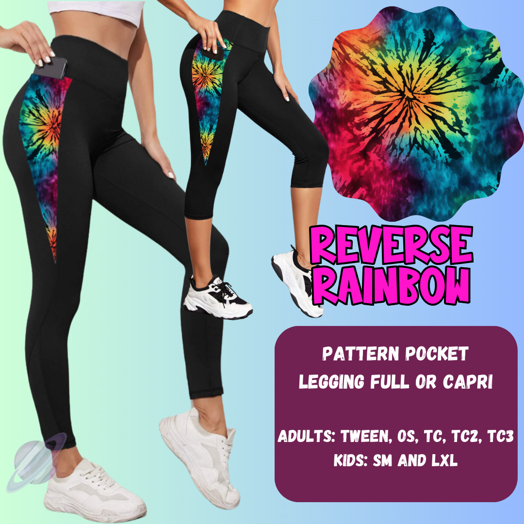 Reverse Rainbow Tops & Bottoms *Pre-Order*