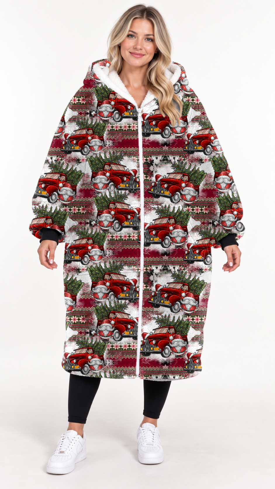 SANTA TRUCK-HOODIE BLANKET *Pre-Order*