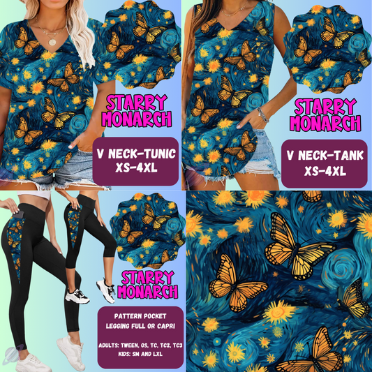 Starry Monarch Tops & Bottoms *Pre-Order*