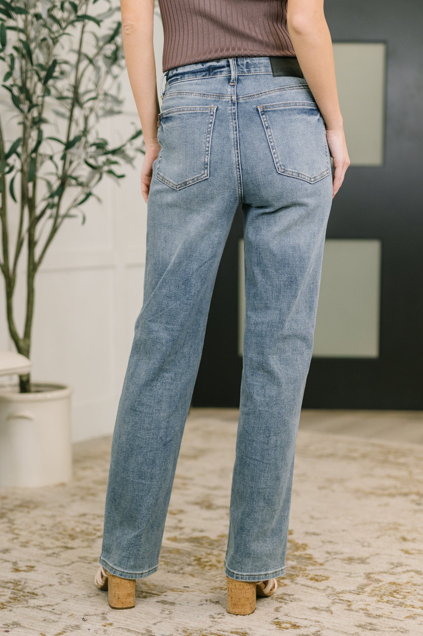 Sabrina High Waist Tummy Control Slim Straight