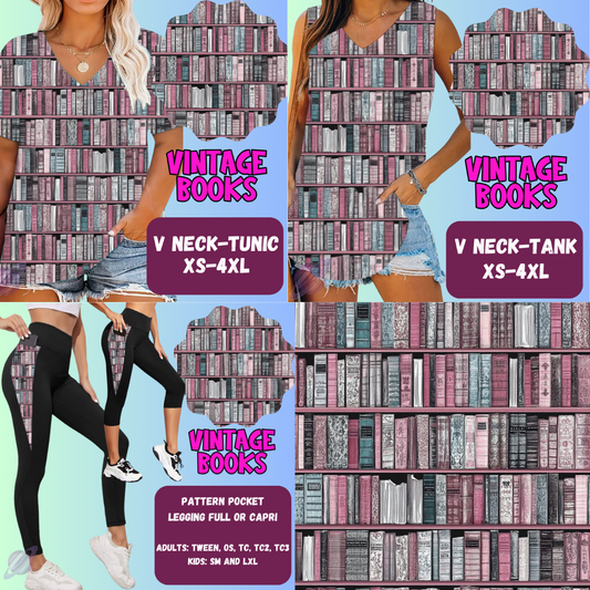 Vintage Books Tops & Bottoms *Pre-Order*