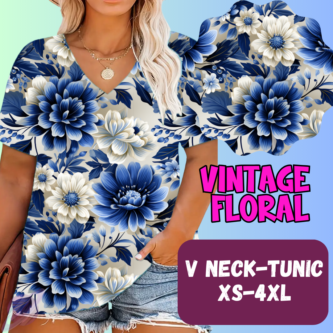 Vintage Floral Tops & Bottoms *Pre-Order*