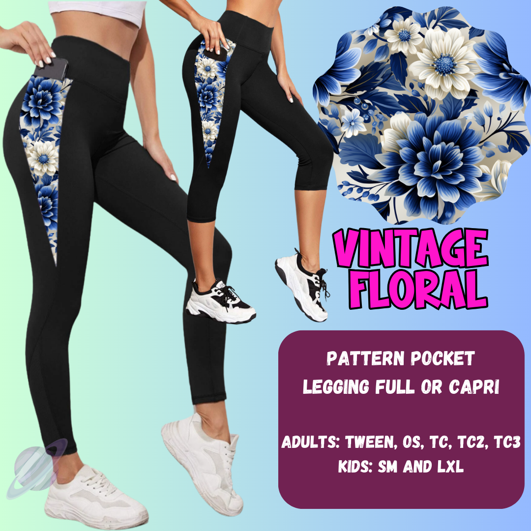 Vintage Floral Tops & Bottoms *Pre-Order*