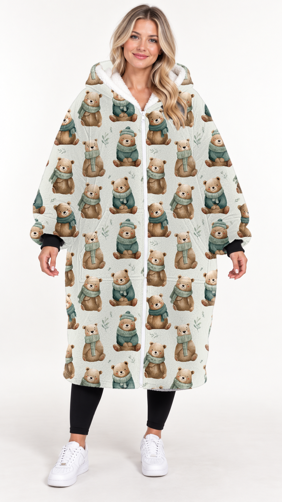 WINTER BEARS-HOODIE BLANKET *Pre-Order*