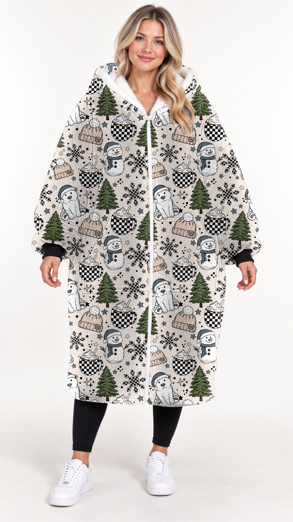 WINTER CHECKER-HOODIE BLANKET *Pre-Order*
