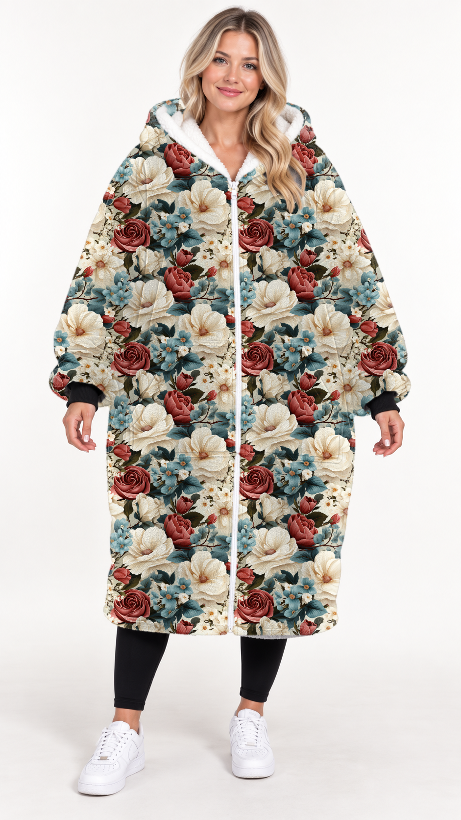 WINTER ROSE-HOODIE BLANKET *Pre-Order*