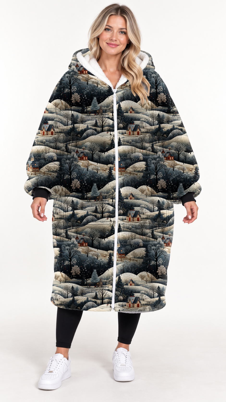 WINTER TOWN-HOODIE BLANKET *Pre-Order*