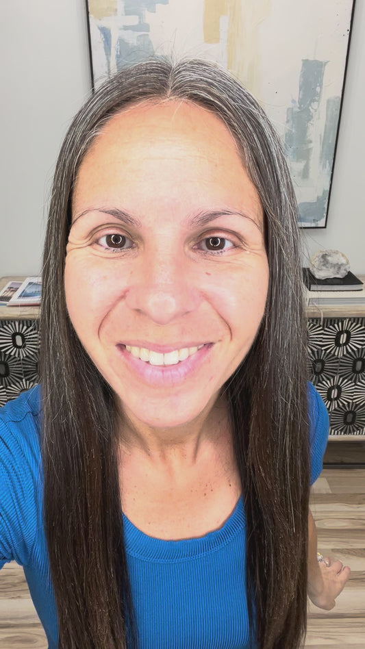 Basically A Part of Me Scoop Necked Tee in Classic Blue